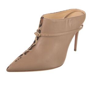 Jennifer Chamandi Printed Leather Mules